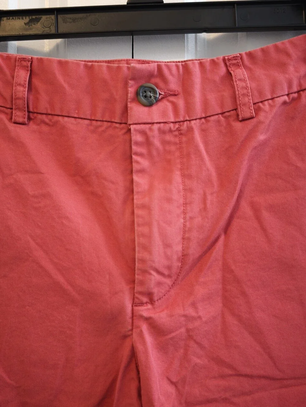 Boys Polo Ralph Lauren Red Cotton Flat Front Chino Shorts